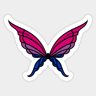 Bi Butterfly Sticker